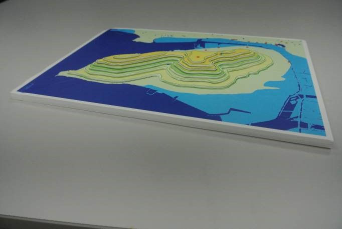 【香川県立ミュージアム】キッズワークショップ香川県立ミュージアムボランティアと「屋島の立体模型をつくろう」